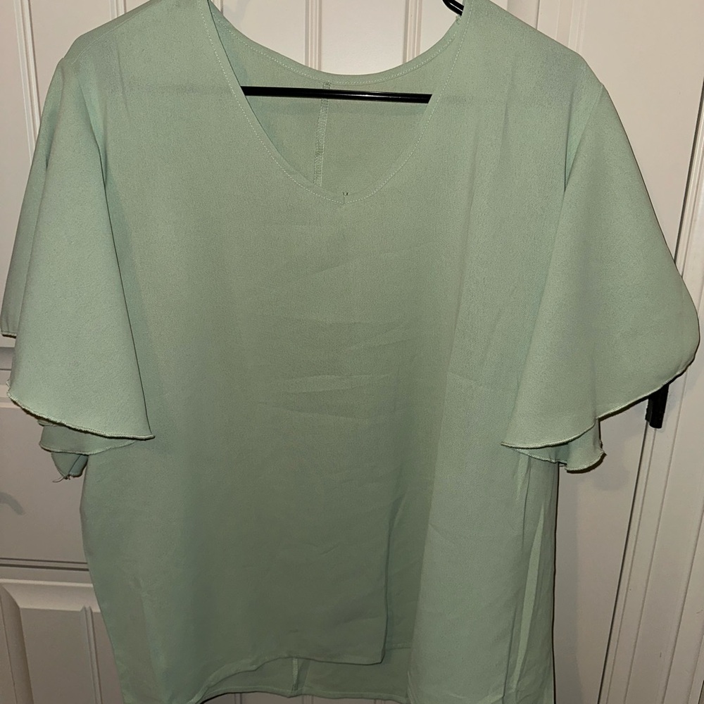 Chic Mint Blouse for Women
